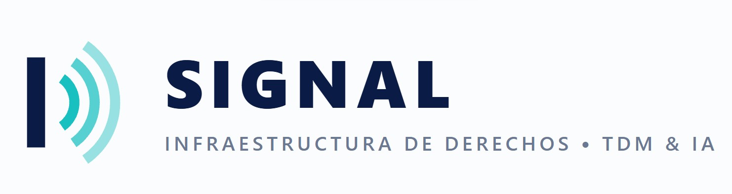 Signal — Reserva de derechos de minería de textos y datos