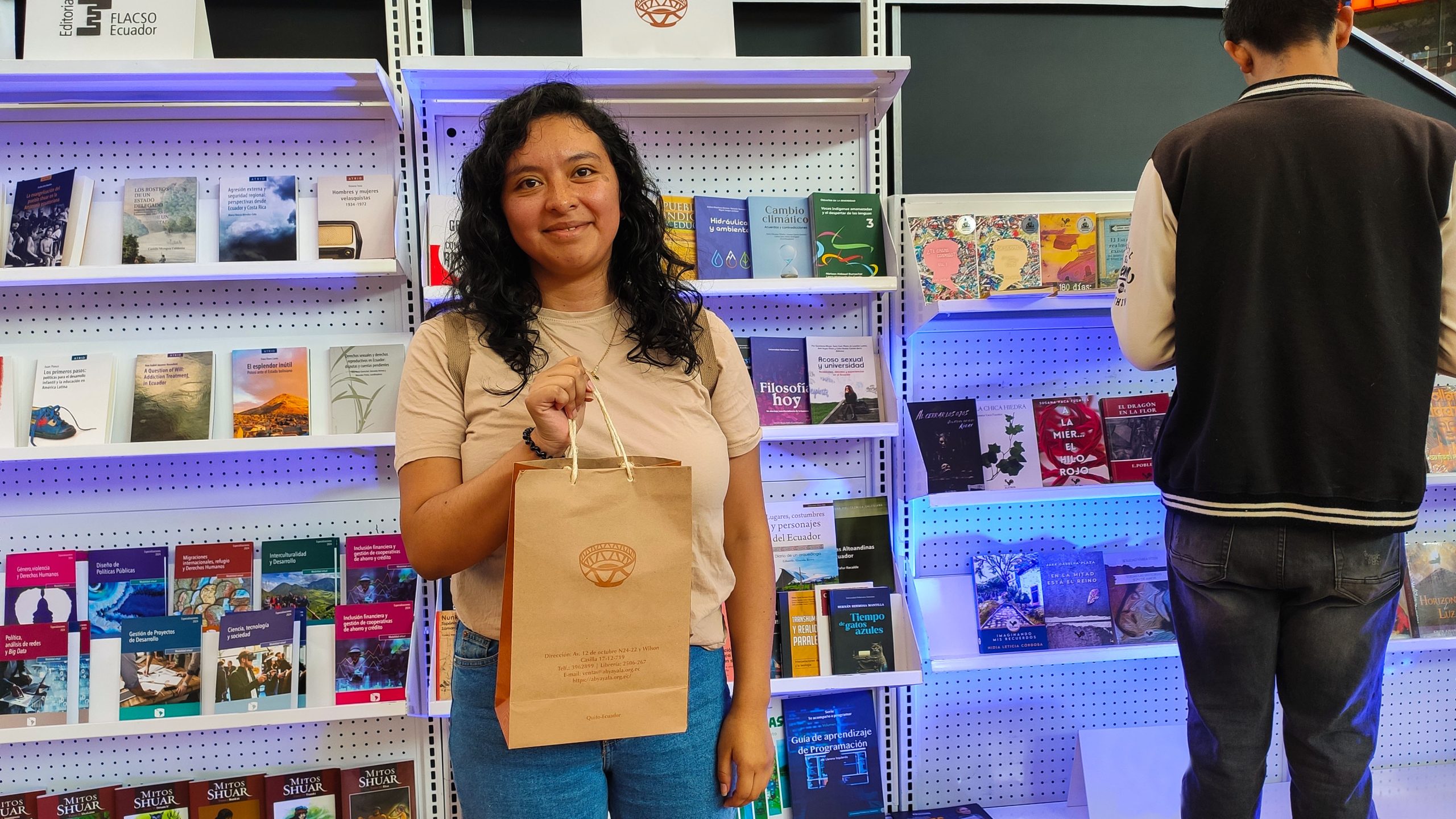 Editorial Abya-Yala en la feria editorial de la Cámara ecuatoriana del libro