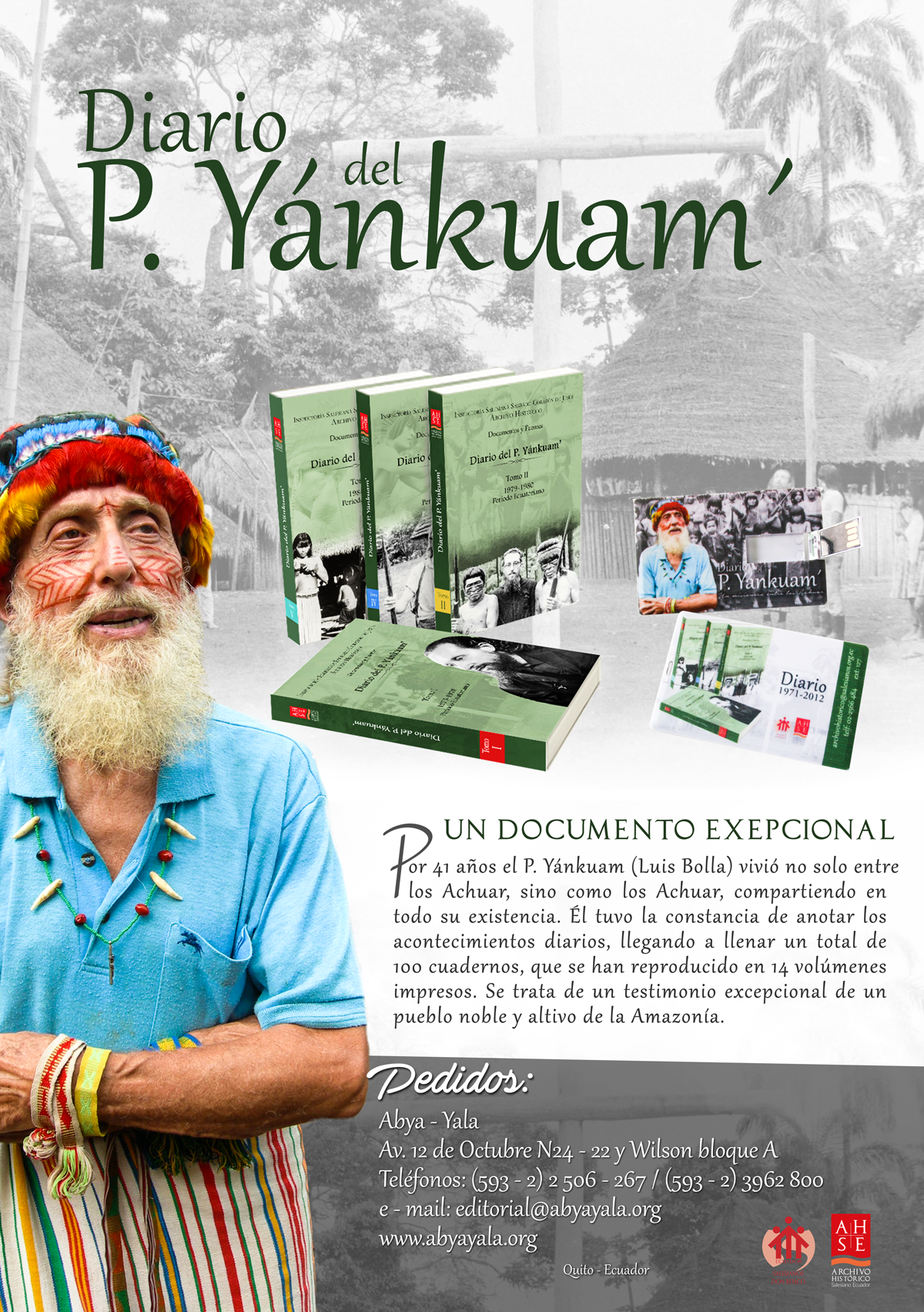 EL DIARIO DE YANKUAM, PRIMER EVENTO EN LA LIBRERIA UNIVERSITARIA ABYA-YALA/UPS