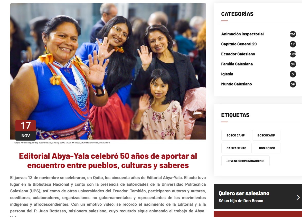 Los cincuenta años de Abya-Yala y el eco en la prensa nacional